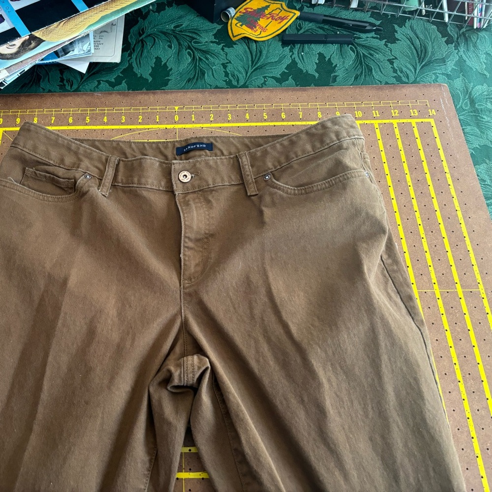 Lands' End Men's Tan Jeans